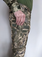 Штани софтшел softshell на флісі тактичні, військові ЗСУ зимові піксель Розмір M (48) - зображення 8