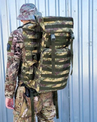 Сумка - рюкзак баул 100л військовий водозахисний Oxford 600D Камуфляж - зображення 2