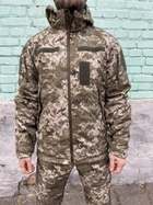 Куртка військова тактична утеплена Софтшелл Піксель (-30С) 44-46 - изображение 1