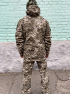 Куртка військова тактична утеплена Софтшелл Піксель (-30С) 56-58 - изображение 3