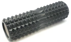 Массажный ролик EasyFit Grid Roller v2.2 45 см черный (ролик-валик для МФР и йоги, массажер для спины, ног, рук, шеи)