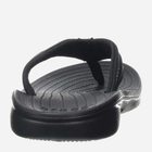 Чоловічі в'єтнамки Crocs Jibbitz Yukon Mesa Flip 202594-060-M10 43-44 28 см Чорні (887350750232) - зображення 6