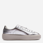 Tenisówki damskie Puma Basket Platform 36603102 38 (5UK) 24 cm Srebrne (4059504138975)