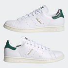 Trampki Adidas Originals Stan Smith FX5522 35 (3.5UK) 22,2 cm białe/zielone/białe (4064037448774) - obraz 5