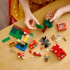 Zestaw klocków LEGO Minecraft Dom w grzybie 272 elementy (21179) - obraz 4