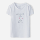 Дитяча футболка для дівчинки 5.10.15 Rodzina 4I4054 134 см Біла (5902361926416) - зображення 1