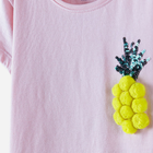 T-shirt dziecięcy dla dziewczynki 5.10.15 Urban Tropics 3I4059 116 cm Różowy (5902361983037) - obraz 3