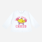 Дитяча футболка з довгими рукавами для дівчинки Chicco 090.06954-033 74 см Біла (8054707627222) - зображення 1