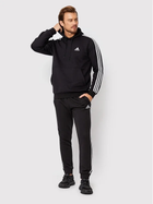 Худі утеплене чоловіче Adidas 3 Stripe Fleece Hoody GK9072 M Черное (4064045329119 ) - зображення 3