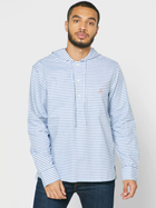 Худі GANT Gbpord Stripe Pop Reg Hood 3013124 S Bright Cobalt (7325705704576)
