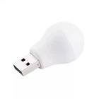 USB LED Лампочка 1W/5В Міні, Портативна світлодіодна міні USB лампа для павербанка, аварійного освітлення, міні світильник підсвічування ліхтарик нічник