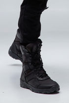 Ботинки берцы мужские TUR Вариор натуральная кожа черные 41 - изображение 1