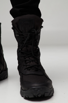 Ботинки берцы мужские TUR Вариор натуральная кожа черные 42 - изображение 7