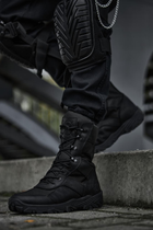 Ботинки берцы мужские TUR Вариор натуральная кожа черные 41 - изображение 6