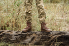 Берцы военные для мокрой погоды. Мужские тактические лёгкие боевые ботинки ALTBERG WARRIOR AQUA 39 коричневые - изображение 9