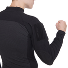 Чоловіча тактична сорочка чорна з довгим рукавом ZEPMA Поліестер Бавовна (TY-7492) XXL - зображення 7