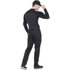 Чоловіча тактична сорочка чорна з довгим рукавом ZEPMA Поліестер Бавовна (TY-7492) XXL - зображення 9