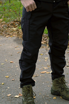 Тактические теплые штаны Soft Shell черные Logos 4607-07 M - изображение 3