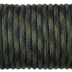 Шнур-паракорд (Paracord Type III 550 – 4 мм) Camo Black & Olive 032 10 м.