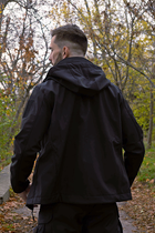 Тактична тепла куртка Soft Shell чорна Logos 4631-07 3XL - зображення 2