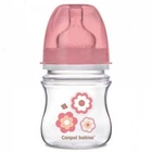 Бутылочка для кормления Canpol babies с широким горлышком Newborn baby, 120 мл, розовая (35/216_pin)