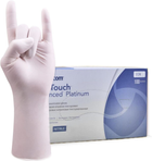Рукавички нітрилові Medicom SafeTouch® Platinum White без пудри текстуровані розмір M 500 шт. Білі (3.6 г) - изображение 1