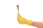 Нитриловые перчатки Medicom SafeTouch® Advanced Yellow без пудры текстурированные размер M 100 шт. Желтые (3.8 г) - изображение 4