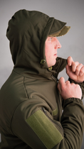 Куртка тактическая Softshell Олива НГУ/ВСУ (Размер 50) - изображение 3