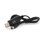 Кабель для роутера USB 2.0 Out 12V на DC 5.5/2.1 Black 1 м (29886)