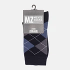 Носки мужские высокие хлопковые MZ RT1311-067 39-42 Синие (4820232783047)