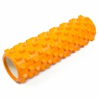 Массажный ролик EasyFit Grid Roller PRO 45 см Оранжевый