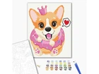 Картина за номерами Принцеса коргі, Brushme (30х40 см)