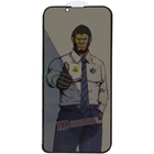 Защитное стекло Privacy 5D Anti-Static (тех.пак) для Apple iPhone 13 / 13 Pro / 14 / 16e /17e (6.1") Черный