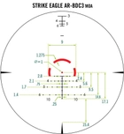 Оптический прицел Vortex Strike Eagle 1-8X24 AR-BDC3 (MOA) (SE-1824-2) - изображение 9