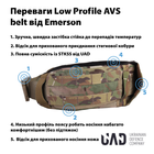 Комплект плитоноска AVS + пояс AVS + система StKSS + сумка для плитоноски AVS ZIP Emerson Мультикамуфляж - изображение 4
