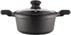 Кастрюля c крышкой Vinzer Kuro Induction Line 24 cм 3.7 л (50428V) (5907706504281)