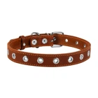 Кожаный ошейник Collar Ш 25 мм Д 60 см Brown (02446)