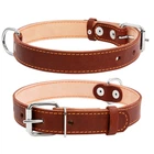 Ошейник "CoLLaR" двойной (ширина 25мм, длина 38-50см) коричневый