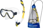 Набір маска та трубка Aqua Speed Java + Elba 8206 Жовтий OSFM 5908217682062