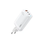 Мережевий зарядний пристрій Remax Ligil 65W PD+QC GaN Білий (RP-U55)