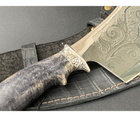 Охотничий нож MASTERKRAMI -секач "Кабан" сталь 40х13 мельхиор - изображение 3