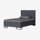 Кровать 1,2 Ascet 1270x1000x2060 графит (GAAS07070000030)