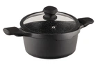 Кастрюля с крышкой VINZER Kuro Induction Line 24 см. 3,7 л. (50428)