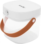 Ємність для зберігання MBM HOME Прозорий з білим 500 мл (KP-07 S T/WHITE)