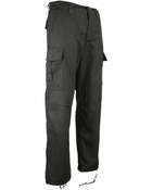 Штани тактичні KOMBAT UK M65 BDU Ripstop Trousers, чорний, 34