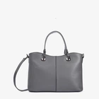 Сумка женская кожаная тоут большая Regina Notte Tote 1651 Темно-серый (rdn_2000000078069)