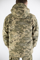 Военная зимняя куртка пиксель ММ-14 ВСУ (Softshell+пух), XL - изображение 3