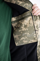 Военная зимняя куртка пиксель ММ-14 ВСУ (Softshell+пух), M - изображение 6