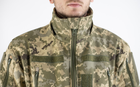 Военная зимняя куртка пиксель ММ-14 ВСУ (Softshell+пух), M - изображение 9