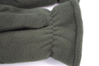Перчатки мужские тёплые спортивные тактические флисовые на меху зелёные 9093_13,5_Olive - изображение 6
